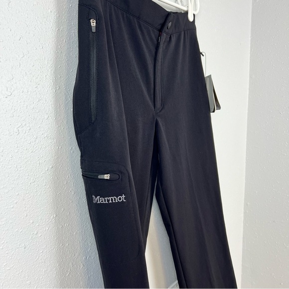 NWT Marmot M3 Softshell Women’s Scree Outdoor Black Pants Size Large - Picture 2 of 14